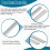 2.5"Carbide Scraper Blades 2 Pack, Double-Edged Reversible Replacement Tungsten Steel Scraper Blades 5