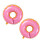 Lot de 2 ballons en forme de donuts pour décoration festive 4
