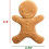 Μίνι βαφλιέρα Gingerbread Man – Ηλεκτρική αντικολλητική βαφλιέρα 4" για παιδικό πρωινό, 2