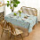 Spring Floral Tablecloth 60 x 84 in, Polyester 2