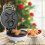 Μίνι βαφλιέρα Gingerbread Man – Ηλεκτρική αντικολλητική βαφλιέρα 4" για παιδικό πρωινό, 4