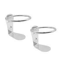 2ST BåT RV Ring Cup Dryck HåLlare 316 Rostfritt StåL Universal Dryck HåLlare för Bil Marine BåT TillbehöR MugghåLlare