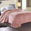 Fleece Twin Blanket Dusty Pink 90x66 Inch 3