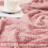 Fleece Twin Blanket Dusty Pink 90x66 Inch 4