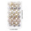 Christmas Tree Ball Ornaments Beige 6 cm 36 pcs 4