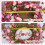 Guirlanda de Tulipas Rosas com Frutos Vermelhos e Folhas Verdes, 56 cm (22 polegadas) 6