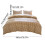Gingham Duvet Cover Set Full Size Brown Plaid Bedding with 3