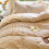 Gingham Duvet Cover Set Full Size Brown Plaid Bedding with 6