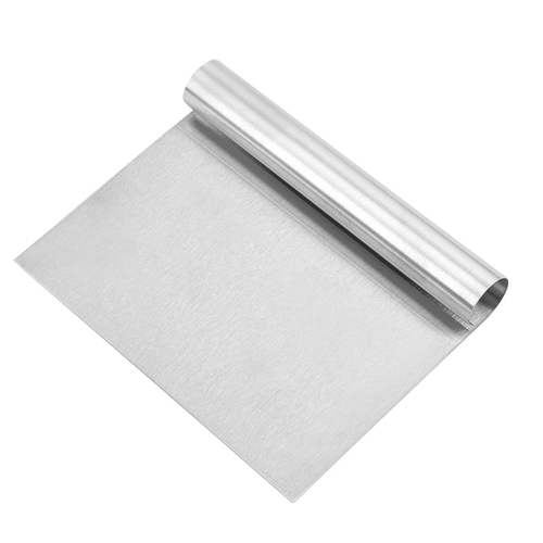 ACDANC Stainless Steel Scraper Precision Cutting Dough Scraper Baking Essential Baking Scraper 2