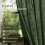 Crushed Velvet Curtains with Damask Pattern, 52" W x 84" H 2