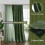 Crushed Velvet Curtains with Damask Pattern, 52" W x 84" H 4