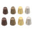 OUNONA 8pcs Decorative Thimble for Sewing Finger Protection Thimble Tool Thick Small Thimble Finger Protector 2