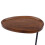 Walnut End Table Modern Small Side Coffee Table Round Home Sofa Table Bedroom 3