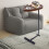 Walnut End Table Modern Small Side Coffee Table Round Home Sofa Table Bedroom 4