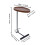 Walnut End Table Modern Small Side Coffee Table Round Home Sofa Table Bedroom 6