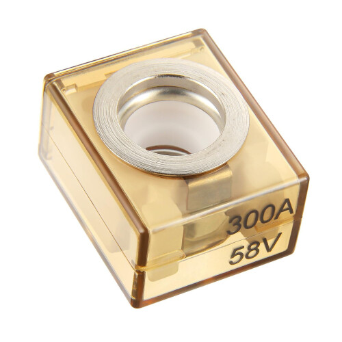 Ασφάλεια μπαταρίας θαλάσσιας χρήσης 300A, 58V DC Max IP66, αδιάβροχη βάση ασφάλειας 1