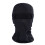 Passamontagna unisex in pile termico, nero 2