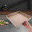 Baking Sheet Pan Nonstick Baking Sheets Carbon Steel Square Bakeware Tool Golden 1Set 5