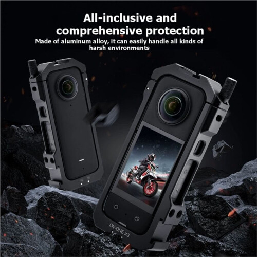 Frame Cage for  X5 Protective Frame Housing Case with Cold Shoe Mount for  X5 Action Camera Accessories 2