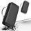 Hard Carrying Case for  Legion Go S Game Console Anti-Drop Shockproof Case Handheld Console Protective Case Black 4