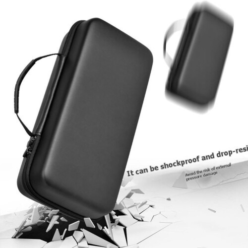 Hard Carrying Case for  Legion Go S Game Console Anti-Drop Shockproof Case Handheld Console Protective Case Black 2