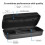 Hard Carrying Case for  Legion Go S Game Console Anti-Drop Shockproof Case Handheld Console Protective Case Black 5