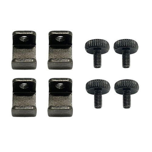 4pcs Fixing Clips for Ender3 CR10 Voron 3D Printer Hot Bed, for Lattice Glass Platform, Essential Printer Accessories A