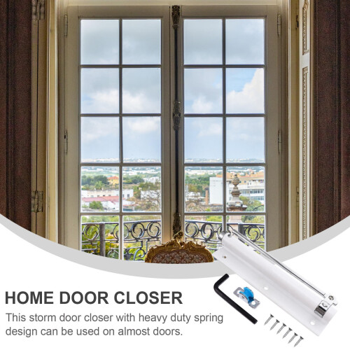 1Pack Automatic Door Stabilizer for Households with Adjustable Tension 7.3x2in 2