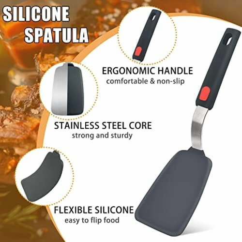 Silicone Spatula Set 3-Piece for Non-Stick Pans 2