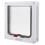 Interior 4 Ways Locking Cat Dog Door & Flaps,White,Medium 2