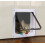 Interior 4 Ways Locking Cat Dog Door & Flaps,White,Medium 5