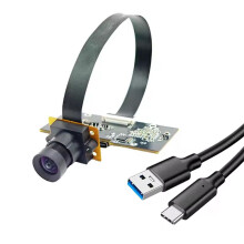 Module de Caméra USB3.0 Type-C OS08A10 3840H X 2160V 8MP HD 1/2 Pouce FF 93 MJPEG, YUV2, H264, H265 pour la Reconnaissance Faciale