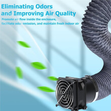 Fume Exhaust Kit for All YOOPAI 3D Printer Enclosure for Exhaust Odors and Dust Maintains Air Circulation