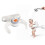 Baby Bath Stand with Pressable Duck Toy No-Drill Interactive Bath Support with Non-Slip Suction Cups Adjustable Height 3
