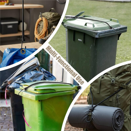 Outdoor Tent Binding with High-Elastic Rope, Plastic  Straps, Trampoline Binding with Elastic Rope. 2