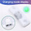 Mechanical Handle Charging Dock with RGB Lighting Effects Charges Automatically When Placed Down for MOBAPAD White 1