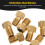 10 Pcs Anodized Valve Adapter Tire Pump Stem Extension 8