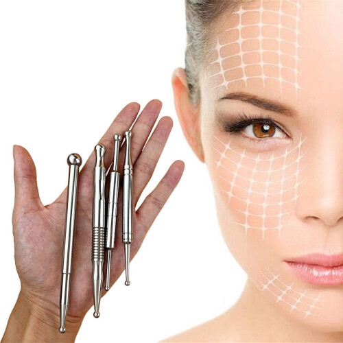 Χειροκίνητο βελονιστικό στυλό Terahertz Energy Stone Massage Tool Trigger Point Massager Stick για πρόσωπο, 1