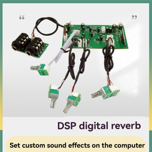 Karaoke Preamplifier Board Microphone Amplification and Reverb Effect Board Volume Control Pre-Amplifier Board Module 2