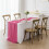 Hot Pink Chiffon Table Runner 28 x 118 in 5