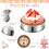 25 Aros de Aço Inoxidável para Muffins Ingleses, com Dupla Camada, 10 cm (4 Polegadas), Ideais para Assar em Casa. 3