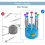 RELIFE RL-078A Multi-Function Phone Repair Screwdriver Storage Holder with Non-Slip Base Large Capacity Tools Collecting Box 6