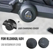 USB Charging Cover for R1300GS R1300GS ADV R 1300GSA 2023 2024 2025 Motorcycle Rear Box Saddlebag Waterproof Cover