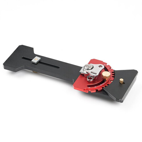 Adjustable Angle Track Saw with -60 to 60 Quick Positive Angle Stop Protractor 90 Degree Right Angle Rail Square Guide 2