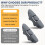 2-Piece Dishwasher Upper Rack Slide Stop Clips, Compatible with   Dishwashers, Replacement for AP6022472 4