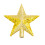 Christmas Tree Topper Star, Small Gold Red Sequins Design, Five-Pointed Tree Top Accessory Decor 2