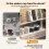 Cup Holder, Storage Rack,Dining Table, Countertop, Glass Cup, Tea Cup,Coffee Cup, Double-Layer Drain Tray Holder 6