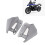 1 Paar Seitenwindabweiser für R1300GS grau PC 15