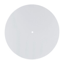 Acrylic Turntable Mat Reduce Static Dust Noise Replacement Record Platter Slipmat for 12 Inch Record Player White