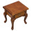 Wooden Miniature End Table 1/12 Scale with Drawer 5